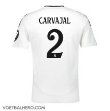 Real Madrid Daniel Carvajal #2 Thuis tenue 2024-25 Korte Mouwen