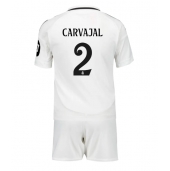 Real Madrid Daniel Carvajal #2 Thuis tenue Kids 2024-25 Korte Mouwen (+ broek)