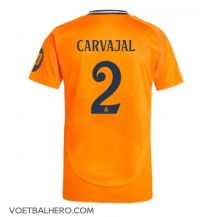 Real Madrid Daniel Carvajal #2 Uit tenue 2024-25 Korte Mouwen