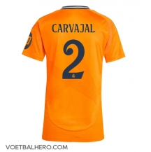 Real Madrid Daniel Carvajal #2 Uit tenue Dames 2024-25 Korte Mouwen