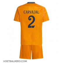 Real Madrid Daniel Carvajal #2 Uit tenue Kids 2024-25 Korte Mouwen (+ broek)