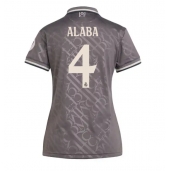 Real Madrid David Alaba #4 Derde tenue Dames 2024-25 Korte Mouwen