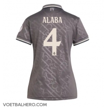 Real Madrid David Alaba #4 Derde tenue Dames 2024-25 Korte Mouwen