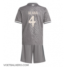 Real Madrid David Alaba #4 Derde tenue Kids 2024-25 Korte Mouwen (+ broek)