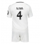 Real Madrid David Alaba #4 Thuis tenue Kids 2024-25 Korte Mouwen (+ broek)