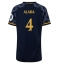 Real Madrid David Alaba #4 Uit tenue Dames 2023-24 Korte Mouwen