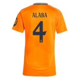 Real Madrid David Alaba #4 Uit tenue Dames 2024-25 Korte Mouwen