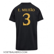 Real Madrid Eder Militao #3 Derde tenue Dames 2023-24 Korte Mouwen