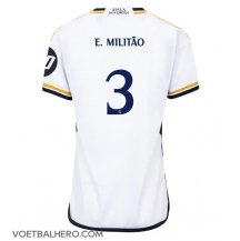 Real Madrid Eder Militao #3 Thuis tenue Dames 2023-24 Korte Mouwen