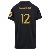 Real Madrid Eduardo Camavinga #12 Derde tenue Dames 2023-24 Korte Mouwen