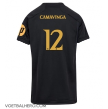 Real Madrid Eduardo Camavinga #12 Derde tenue Dames 2023-24 Korte Mouwen