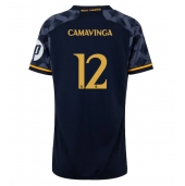 Real Madrid Eduardo Camavinga #12 Uit tenue Dames 2023-24 Korte Mouwen