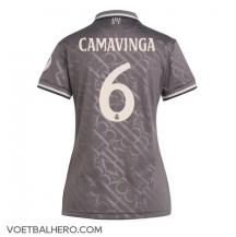 Real Madrid Eduardo Camavinga #6 Derde tenue Dames 2024-25 Korte Mouwen