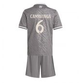 Real Madrid Eduardo Camavinga #6 Derde tenue Kids 2024-25 Korte Mouwen (+ broek)