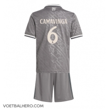 Real Madrid Eduardo Camavinga #6 Derde tenue Kids 2024-25 Korte Mouwen (+ broek)