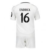 Real Madrid Endrick #16 Thuis tenue Kids 2024-25 Korte Mouwen (+ broek)