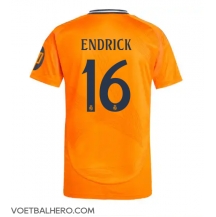 Real Madrid Endrick #16 Uit tenue 2024-25 Korte Mouwen