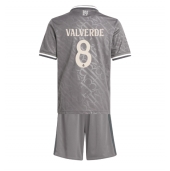 Real Madrid Federico Valverde #8 Derde tenue Kids 2024-25 Korte Mouwen (+ broek)