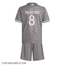 Real Madrid Federico Valverde #8 Derde tenue Kids 2024-25 Korte Mouwen (+ broek)