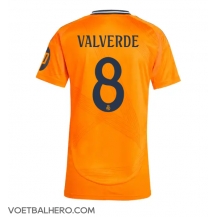 Real Madrid Federico Valverde #8 Uit tenue Dames 2024-25 Korte Mouwen