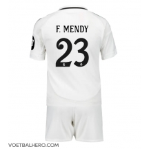 Real Madrid Ferland Mendy #23 Thuis tenue Kids 2024-25 Korte Mouwen (+ broek)