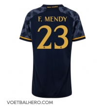 Real Madrid Ferland Mendy #23 Uit tenue Dames 2023-24 Korte Mouwen