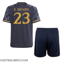 Real Madrid Ferland Mendy #23 Uit tenue Kids 2023-24 Korte Mouwen (+ broek)