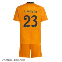 Real Madrid Ferland Mendy #23 Uit tenue Kids 2024-25 Korte Mouwen (+ broek)