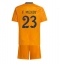 Real Madrid Ferland Mendy #23 Uit tenue Kids 2024-25 Korte Mouwen (+ broek)