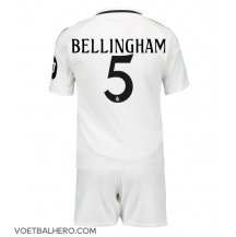 Real Madrid Jude Bellingham #5 Thuis tenue Kids 2024-25 Korte Mouwen (+ broek)