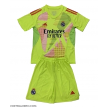 Real Madrid Keeper Derde tenue Kids 2024-25 Korte Mouwen (+ broek)