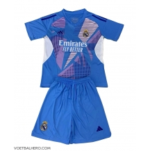 Real Madrid Keeper Thuis tenue Kids 2024-25 Korte Mouwen (+ broek)