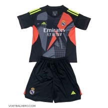 Real Madrid Keeper Uit tenue Kids 2024-25 Korte Mouwen (+ broek)