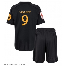 Real Madrid Kylian Mbappe #9 Derde tenue Kids 2023-24 Korte Mouwen (+ broek)