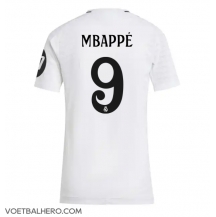 Real Madrid Kylian Mbappe #9 Thuis tenue Dames 2024-25 Korte Mouwen