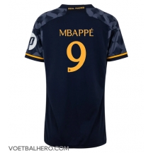 Real Madrid Kylian Mbappe #9 Uit tenue Dames 2023-24 Korte Mouwen