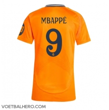 Real Madrid Kylian Mbappe #9 Uit tenue Dames 2024-25 Korte Mouwen