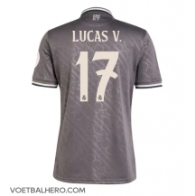 Real Madrid Lucas Vazquez #17 Derde tenue 2024-25 Korte Mouwen