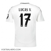 Real Madrid Lucas Vazquez #17 Thuis tenue 2024-25 Korte Mouwen