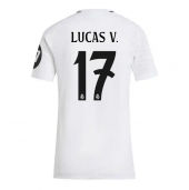 Real Madrid Lucas Vazquez #17 Thuis tenue Dames 2024-25 Korte Mouwen