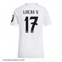 Real Madrid Lucas Vazquez #17 Thuis tenue Dames 2024-25 Korte Mouwen