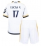 Real Madrid Lucas Vazquez #17 Thuis tenue Kids 2023-24 Korte Mouwen (+ broek)