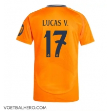 Real Madrid Lucas Vazquez #17 Uit tenue 2024-25 Korte Mouwen