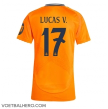 Real Madrid Lucas Vazquez #17 Uit tenue Dames 2024-25 Korte Mouwen