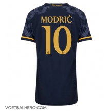Real Madrid Luka Modric #10 Uit tenue Dames 2023-24 Korte Mouwen