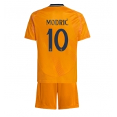 Real Madrid Luka Modric #10 Uit tenue Kids 2024-25 Korte Mouwen (+ broek)