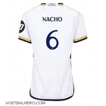 Real Madrid Nacho Fernandez #6 Thuis tenue Dames 2023-24 Korte Mouwen