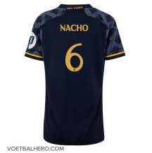 Real Madrid Nacho Fernandez #6 Uit tenue Dames 2023-24 Korte Mouwen