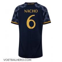 Real Madrid Nacho #6 Uit tenue Dames 2023-24 Korte Mouwen