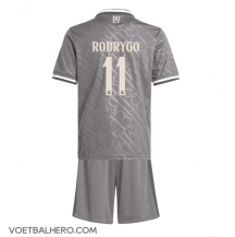 Real Madrid Rodrygo Goes #11 Derde tenue Kids 2024-25 Korte Mouwen (+ broek)